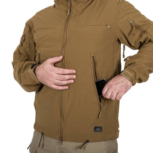 Helikon - Bunda Cougar® QSA™ + HID™ - Soft Shell Windblocker - Shadow Grey - KU-CGR-SM-35