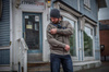 Helikon - Covert Tactical Hoodie - celorozepínací - Blue Mélange - BL-CHF-SF-M2