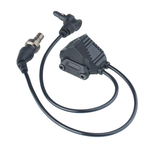 Unity Tactical - Kabelový přepínač Axon SL Sync - SureFire/Crane Laser - 7" - Černý - AXN-SL-SI7B