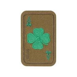 M-Tac - nášivka Lucky Card - Cordura 500D - Clover - Coyote - 51391005