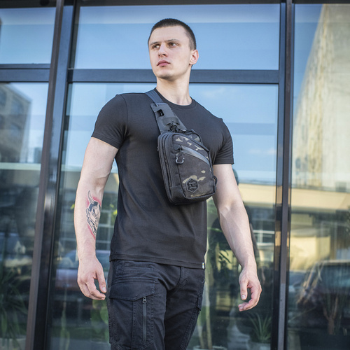 M-Tac - Brašna přes rameno Elite Hex s pouzdrem - Multicam Black - 10175208