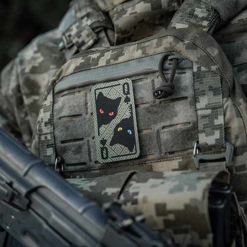 M-Tac - Nášivka Piková dáma - Cordura 500D - Ornament - Olive - 51362001