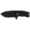 LionSteel - Zavírací nůž s hliníkovou černou / černou čepelí - ROK A BB