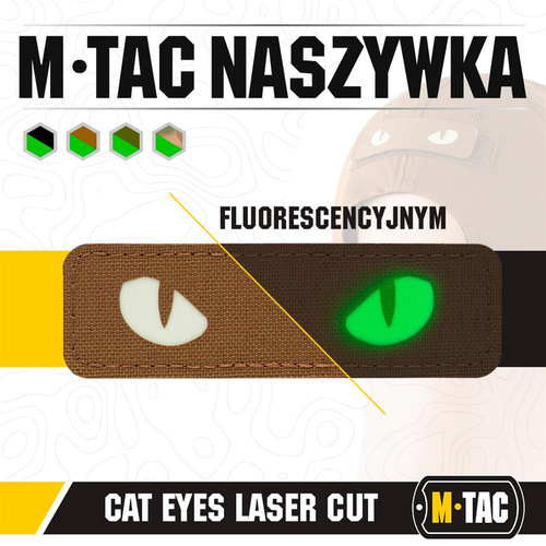 M-Tac - Nášivka - Kočičí oči - Laserem řezaná - Kojot - 51009599