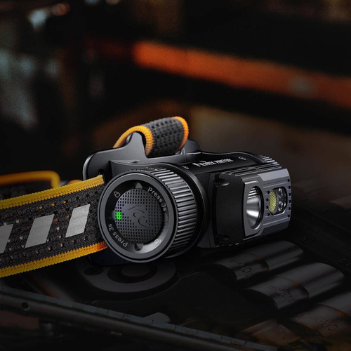 Fenix - Čelovka LED s dobíjecí baterií 5000 mAh - 1600 lumenů - HM70R