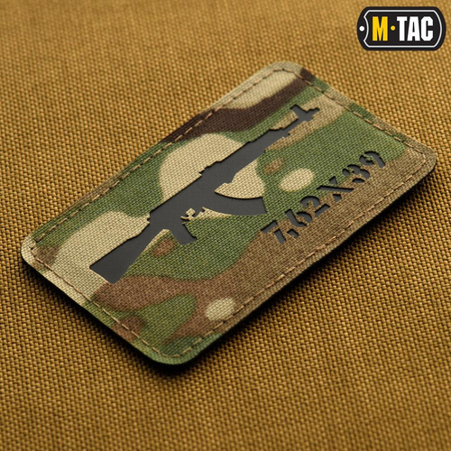 M-Tac - Laserem řezaná nášivka AKM 7.62x39 - Multicam/černá - 51110802