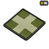 M-Tac - Medic Cross Square 3D PVC nášivka - olivová - 51124001
