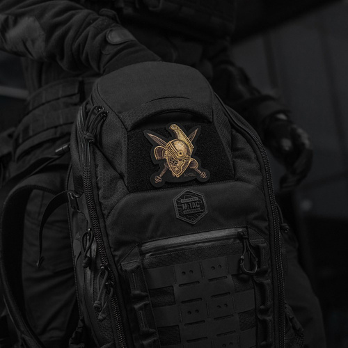 M-Tac - Nášivka na přilbu Gladiátor - výšivka - 500D Cordura - zlatá - 51374002