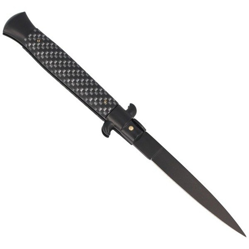 Frank Beltrame - Pružinový nůž Stiletto Kevlar 23 cm - FB 23/KEV BLK