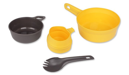 Wildo - Sada pro dobrodruhy - citronová / tmavě šedá - 67333