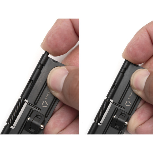 Strike Industries - Prachový kryt pro AR-15 - ocel - černý - SI-AR-SUDC-223
