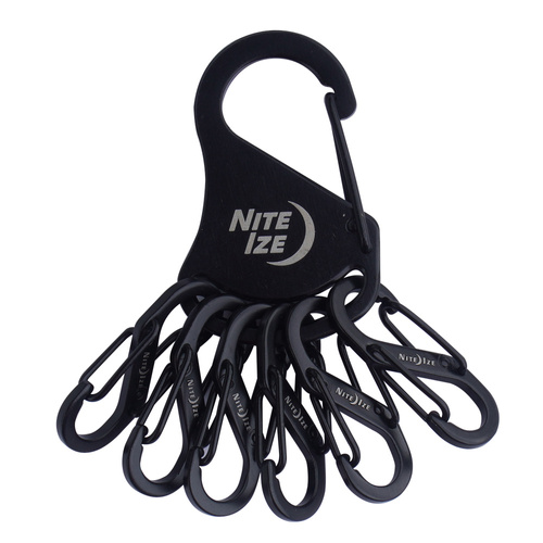 Nite Ize - S-Biner KeyRack Steel - černý - KRS-03-01