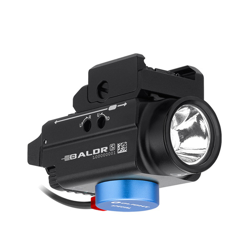Olight - Světlo na zbraň s laserovým zaměřovačem BALDR S - 800 lumenů - černé