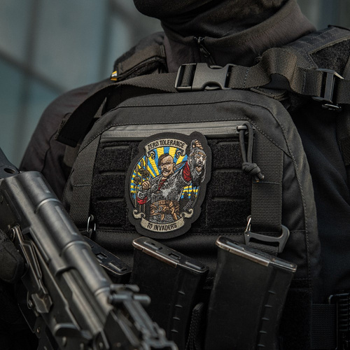M-Tac - nášivka Zero Tolerance - výšivka - Cordura 500D - žlutá/modrá - 51490002
