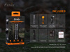 Fenix - taktická LED svítilna dobíjecí - 1700 lumenů - 2600 mAh - černá - PD35 V3.0 