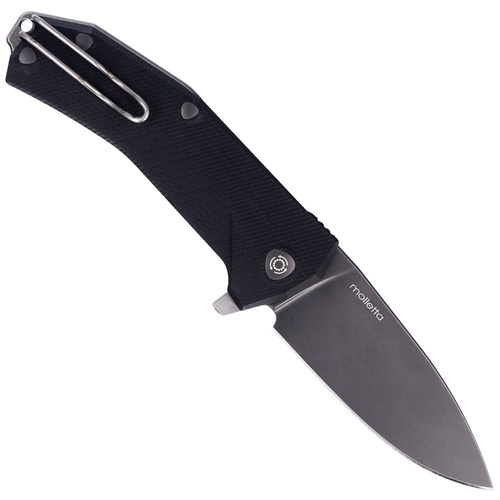 LionSteel - Taktický nůž KUR - Sleipner - černý - KUR BBK