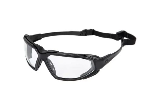 Pyramex - Ochranné brýle Highlander Clear - průhledné/černé - PYR-41-027628