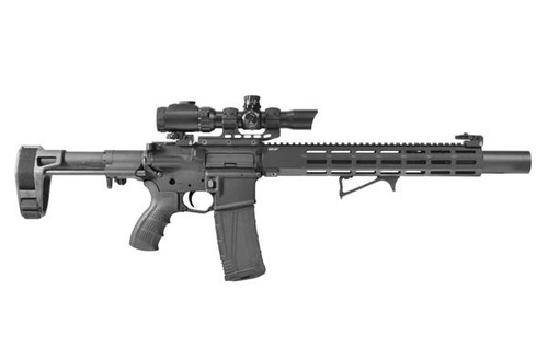UTG - Chránič ruky pro AR15 Super Slim SD Free Float - 14'' - M-LOK - Mil-Spec - černý - MTU046XLM
