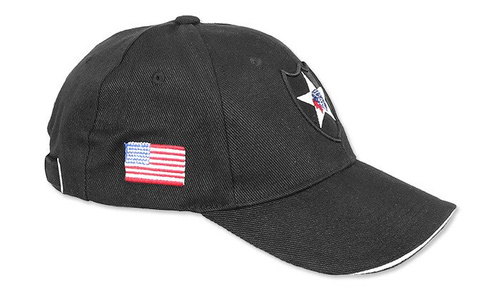 FOSTEX - Baseballová čepice 2nd Infantry - Černá - 215151-225 Black