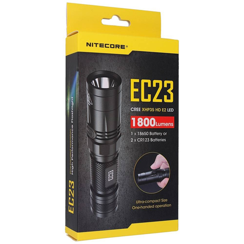NiteCore - Nabíjecí LED svítilna EC23 - 1800 lm - 18650 / 3500 mAh - EC23