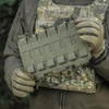 M-Tac - Trojité pouzdro na zásobníky pro AR / AK Elite Laser Cut - Ranger Green - 10145123