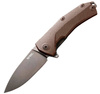 LionSteel - Zavírací nůž KUR G10 - Sleipner - Brown - KUR BBR