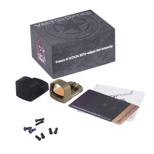 Vector Optics - Red Dot Sight Frenzy-S 1x17x24 Red Dot - 3 MOA - FDE - SCRD-53