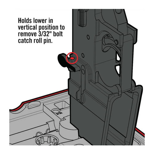 Real Avid - Blok pro kováře zbraní AR-15 Master Bench Block - AVAR15MBB