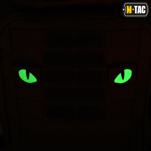 M-Tac - Laserem řezané nášivky Tiger Eyes - pár - Coyote - 51140005