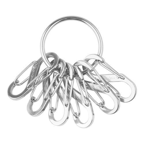 Nite Ize - S-Biner KeyRing Steel - nerez - KRGS-11-R3