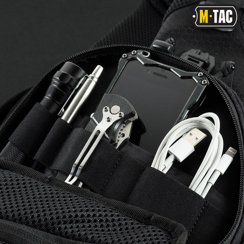 M-Tac - Brašna na přezku Elite Hex - černá - 10143002