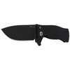 LionSteel - Zavírací nůž SR Flipper Aluminum Black / Black Blade - SR11A BB