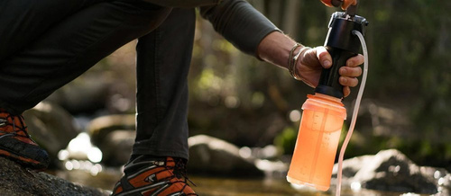 HydraPak - Stash™ Flexible Bootle - 1 l - mamutí šedá - G121M