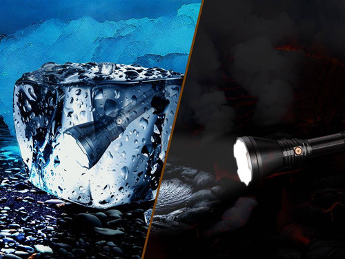 Fenix - LED svítilna -1500 lumenů - 5000 mAh - 21700 baterie - HT18