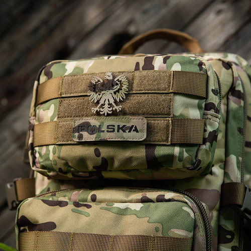 M-Tac - Záplata Polsko 25х80 - Laserem řezaná - černá / MultiCam - 51004108