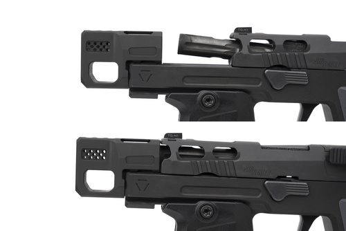 Strike Industries - Kompenzátor pro SMC Alpha MKII 3,9" velikost S - černý - SI-SMC-COMP-S