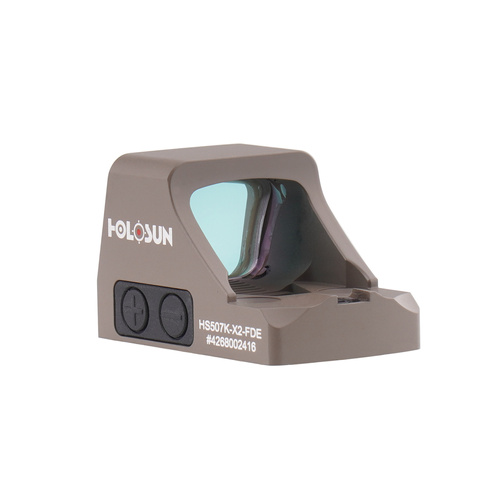 Holosun - Kolimátor HS507K Open Reflex SubCompact Pistol Sight - FDE - HS507K-X2-FDE