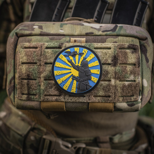 M-Tac - Nášivka Way of the Samurai - 3D PVC - žlutá/modrá - 51338301