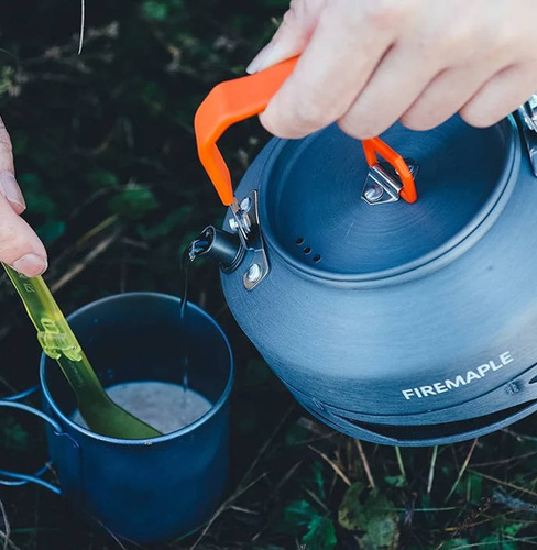 Fire Maple - Turistická konvice - 0,7 l - hliník - FEAST XT1-Black