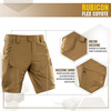 M-Tac - Taktické šortky Rubicon Flex - 4-Way Stretch - YKK - Coyote - 20070005