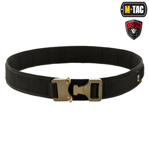 M-Tac - Taktický opasek s přezkou Cobra - černý - 10126002