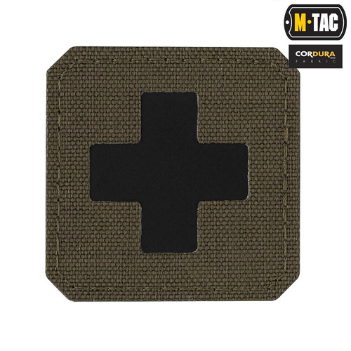 M-Tac - Laserem řezaná nášivka Medic Cross - Cordura 500D - Ranger Green/Black - 51122232