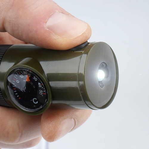 Mil-Tec - Píšťalka pro přežití 6v1 - zelená - 16328401