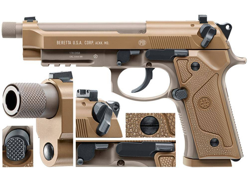 Umarex - Replika pistole Beretta M9 A3 FM - CO2 - Flat Dark Earth - 2.6396 