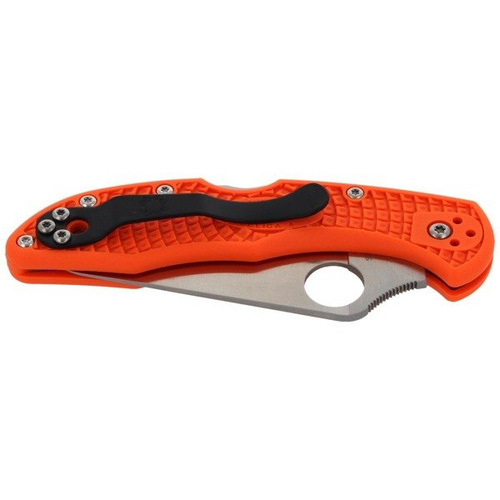 Spyderco - Nůž Delica® 4 FRN Flat Ground Orange - C11FPOR