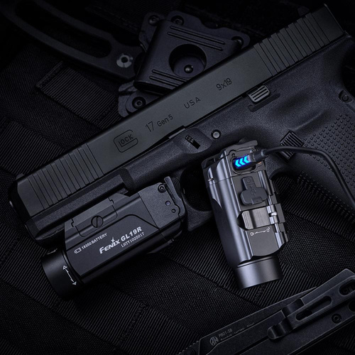 Fenix - Taktická LED svítilna pro krátké zbraně - 1200 lumenů - Picatinny - 1100 mAh - GL19R