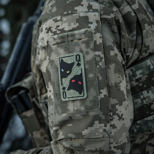 M-Tac - Nášivka Piková dáma - Cordura 500D - Ornament - Olive - 51362001