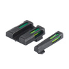 Hiviz - LiteWave H3 Tritium/Litepipe mířidla - Glock - zelená - bílý obrys - GLN325