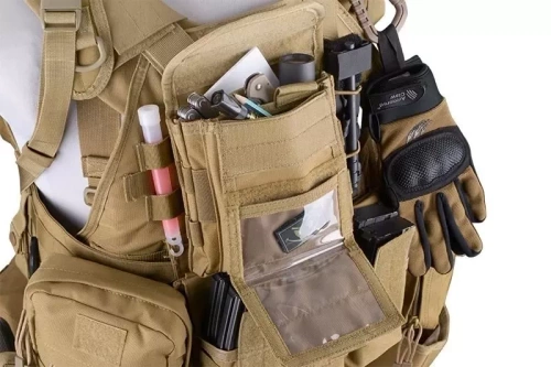 GFC Tactical - Administrativní panel s pouzdrem na mapu - olivový - GFT-19-003580