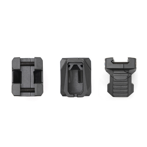 Strike Industries - Strike Stacked Angled Grip CMS - Picatinny - Black - SI-AR-CMS-PSAF-BK